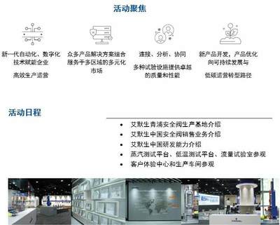 智造安全，開(kāi)放未來(lái) 艾默生青浦安全閥工廠客戶開(kāi)放體驗(yàn)日技術(shù)運(yùn)營(yíng)深度洞察